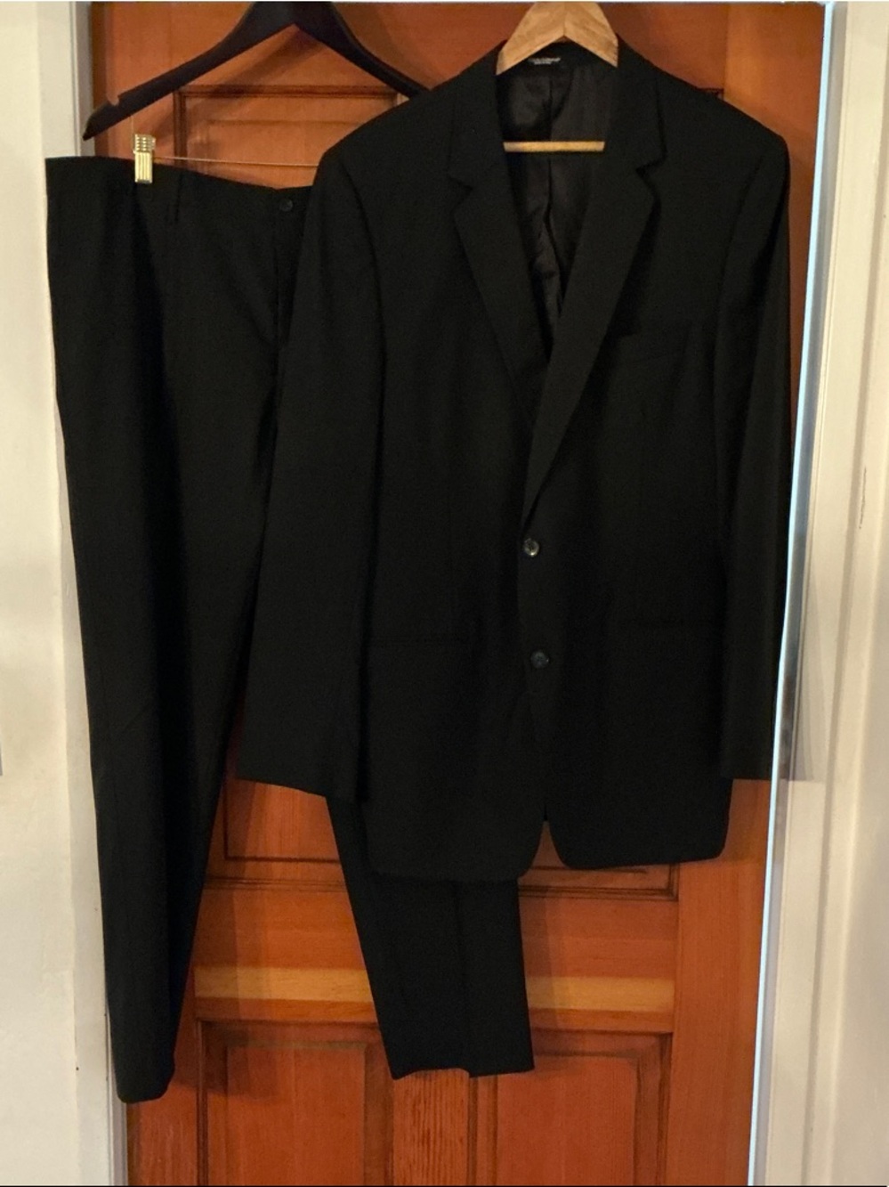 Dolce & Gabbana Men's Black Two-Button Suit